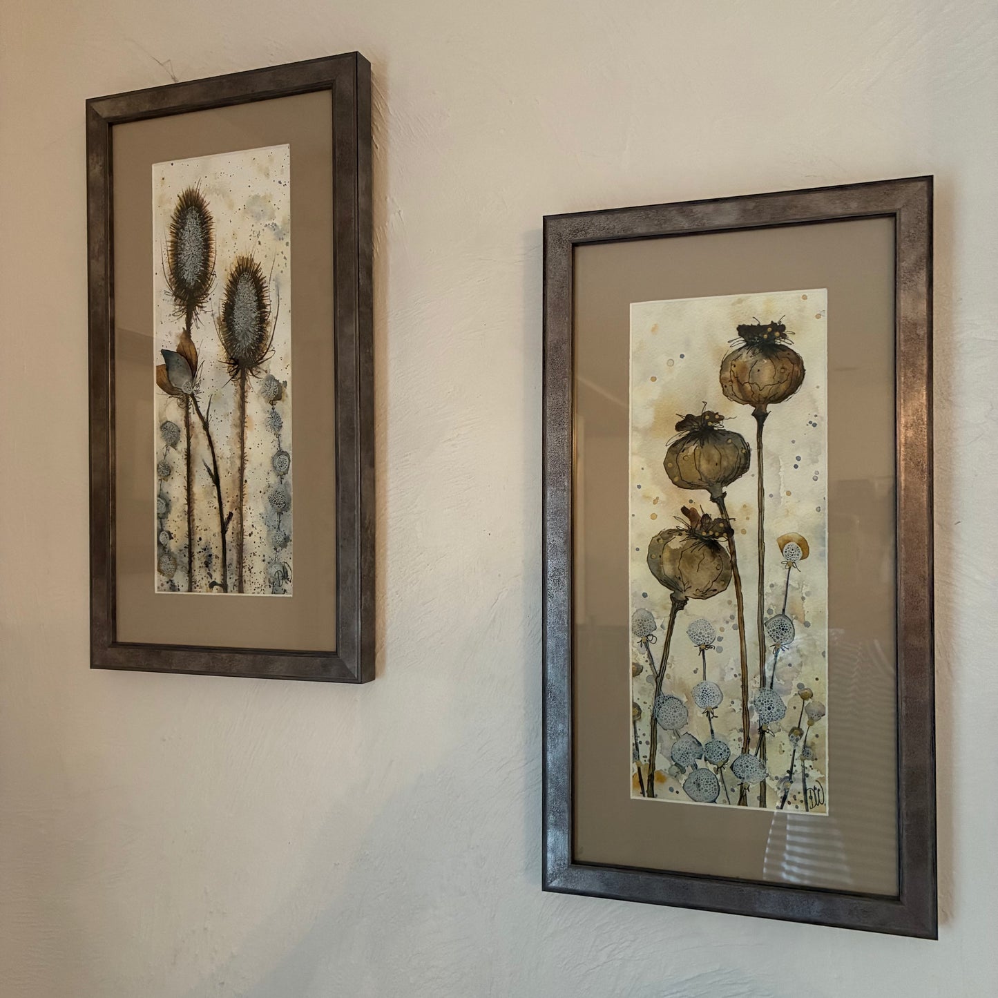 Framed Poppyheads