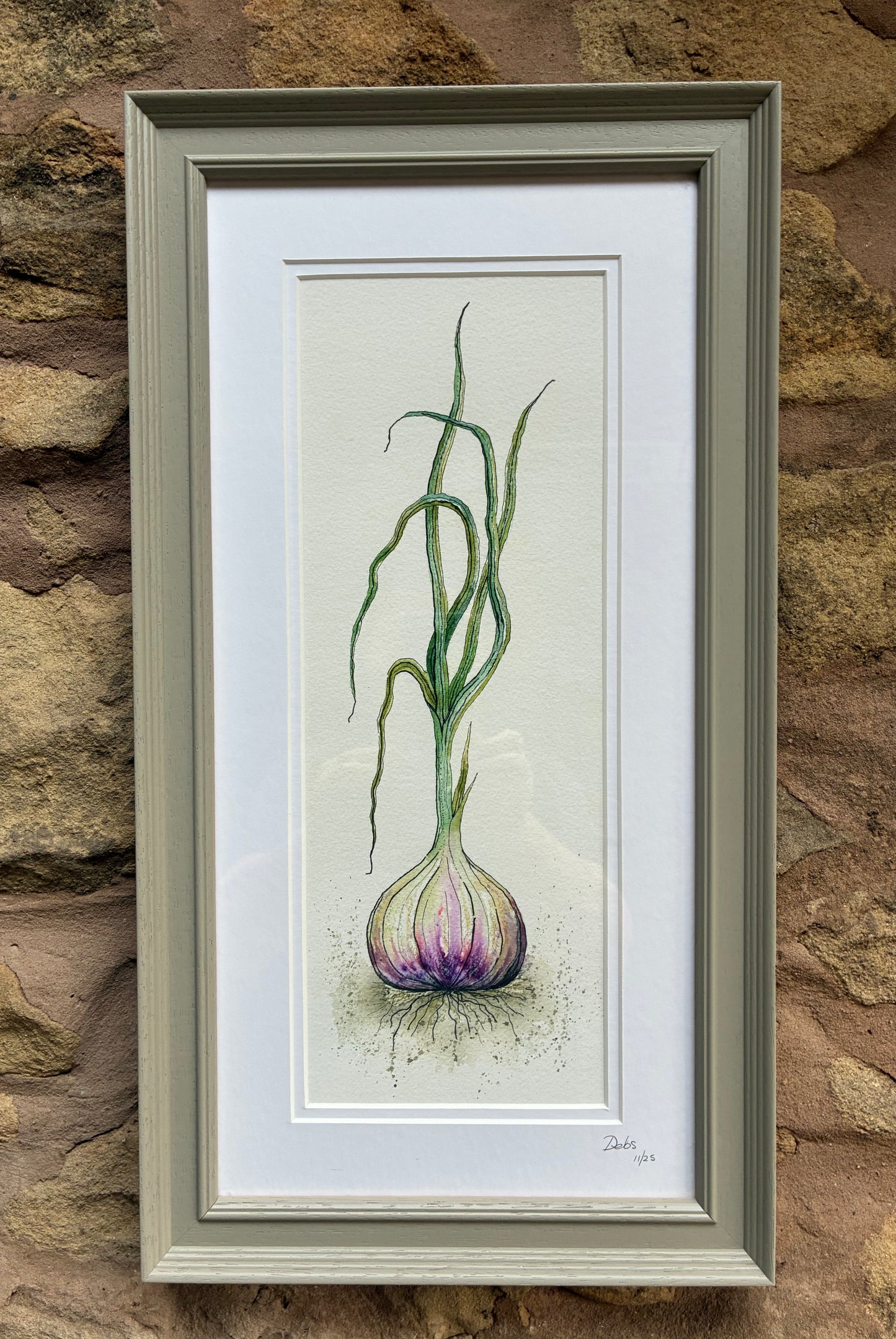 Framed Garlic