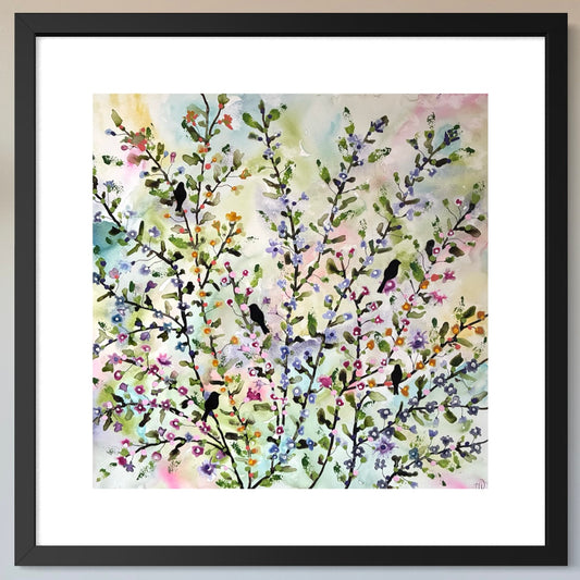 Blossom Tree with birds