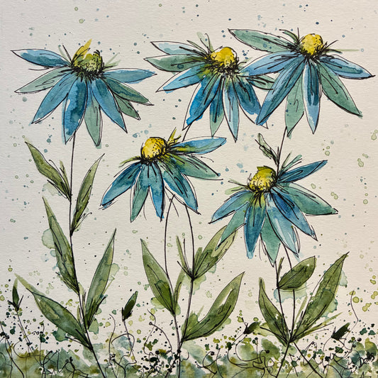 Blue Daisys