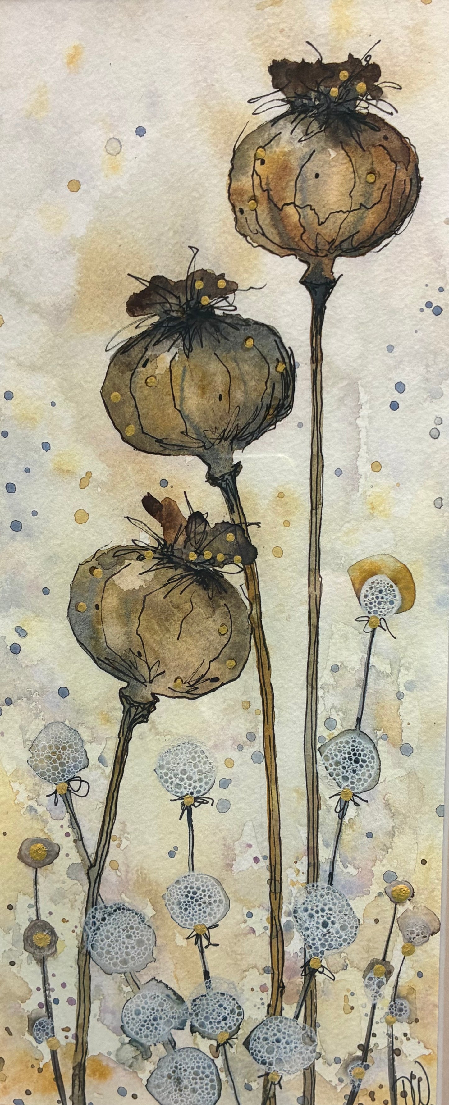 Framed Poppyheads