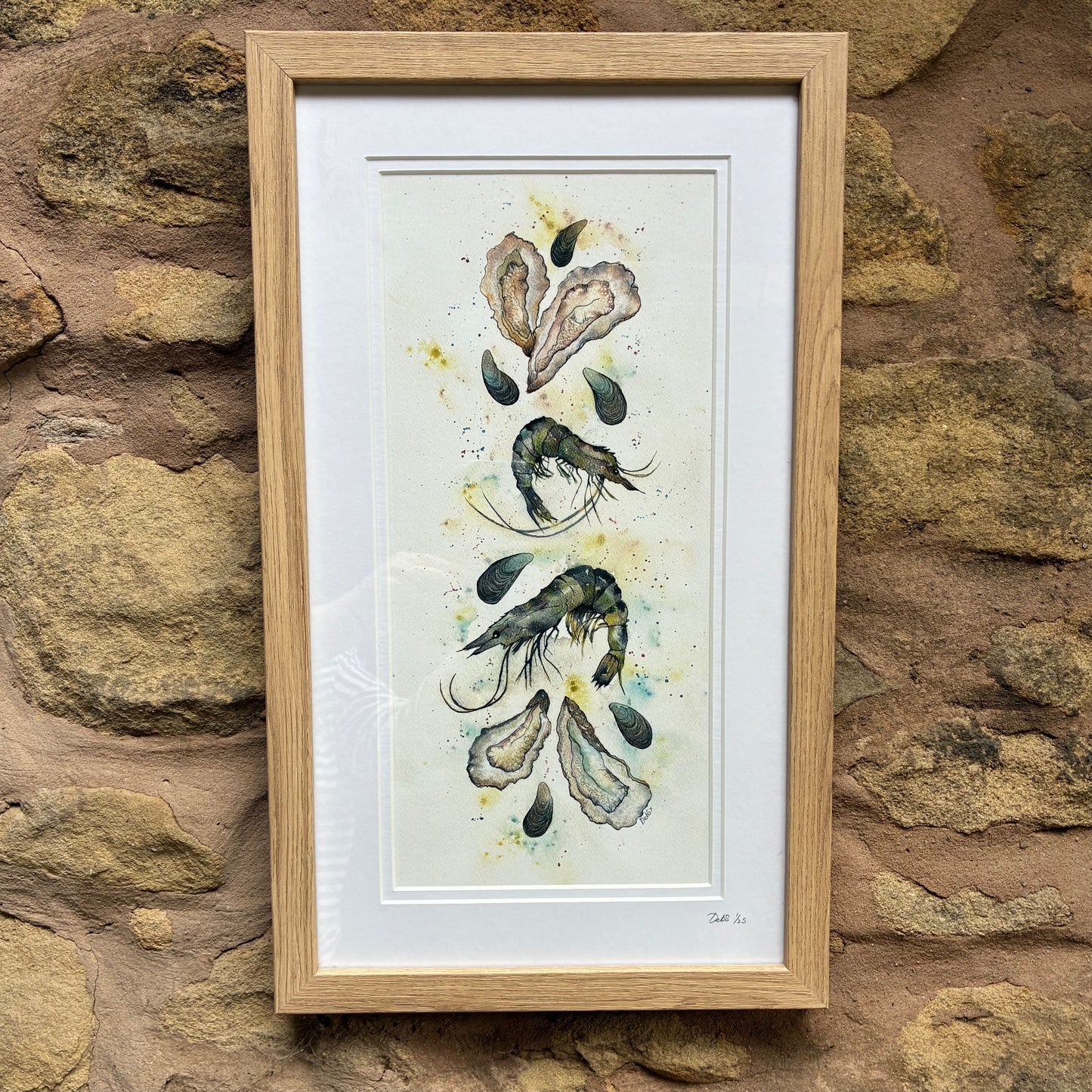 Framed Oysters & Shrimps