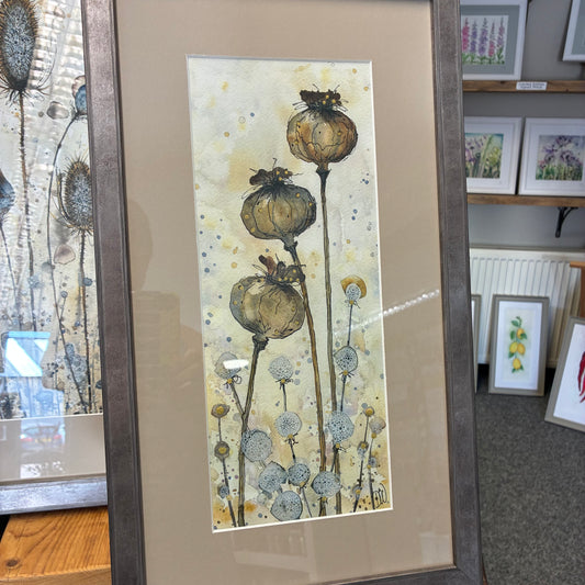 Framed Poppyheads